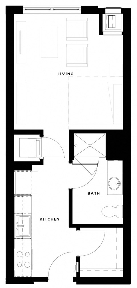 Westley on Broadway S1 Floor Plan